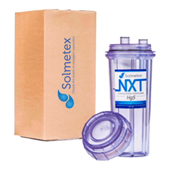 Solmetex NXT Hg5™ Collection Container with Recycle Kit