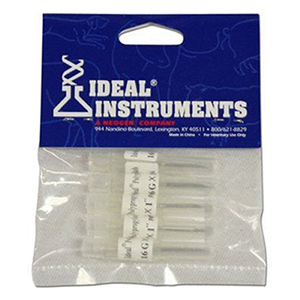 Ideal Needle Plastic Hub Hard Retail Pack - 16G x 1" (5 Pack)