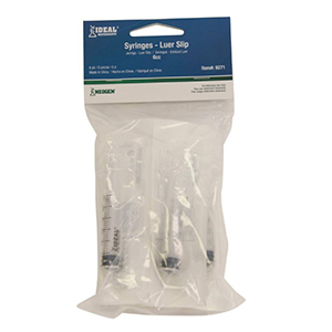 Ideal Syringe Luer Lock Soft Retail Pack - 6 cc (6 Pack)