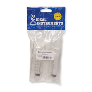 Ideal Disposable Syringe Luer Slip Soft Retail Pack - 6 cc (6 Pack)