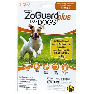 ZoGuard Plus for Dogs 5-22 lbs