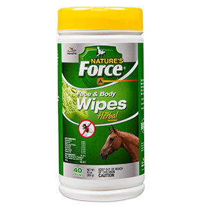 Nature's Force Face & Body Wipes - 40 ct