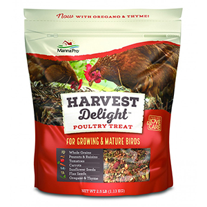 Manna Pro Harvest Delight Poultry Treat - 2.5 lb