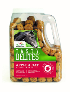 Manna Pro Tasty Delites Horse Treats Apple & Oats - 3 lb