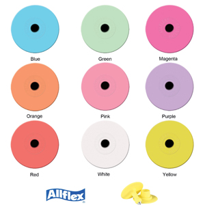 Allflex Small Male Button - Black (25 Pack)