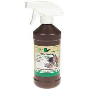 Triodine-7 Triple Iodine Spray with Sprayer - 16 oz