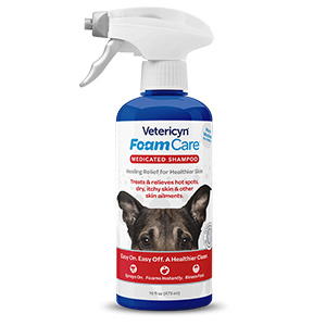 Vetericyn Foamcare Pet Medicated Shampoo - 16 oz