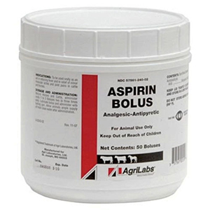 Durvet Aspirin Boluses - 240 g, 50 ct
