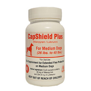 CapShield Plus for Dogs 26-45 lb - 6 ct