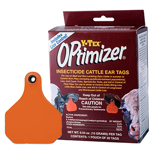 Y-Tex OPtimizer Insecticide Cattle Ear Tags (20 Pack)