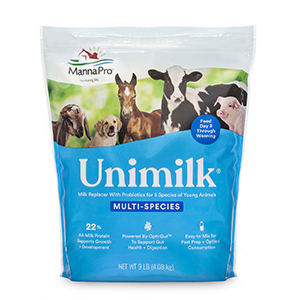 Manna Pro Unimilk Multi-Species Milk Replacer - 9 lb