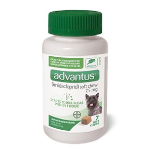 Advantus Flea Treatment Soft Chews for Dogs 4-22 lb - (7 Pack)