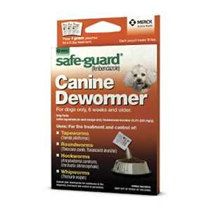 Safe-Guard Canine 3-Day Dose - 1 g