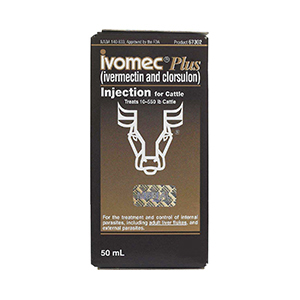 Ivomec Plus Cattle Injectable - 50 mL