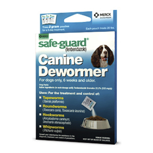 Safe-Guard Canine 3-Day Dose - 2 g