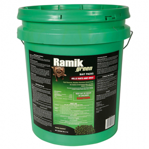 Ramik Green Bait Packs, 1/2" - 60 x 4 oz (15 lb) Bucket
