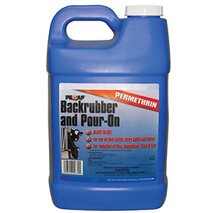 Prozap Backrubber and Pour-On - 2.5 gal