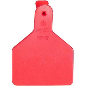 Z Tags No-Snag Calf Ear Tags - Red Blank (100 Pack)