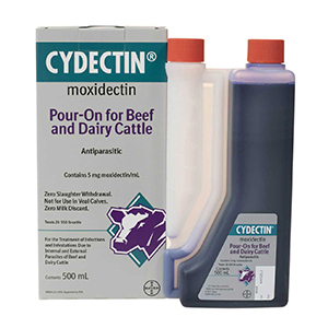 Cydectin Cattle Pour-On Dewormer - 1 L