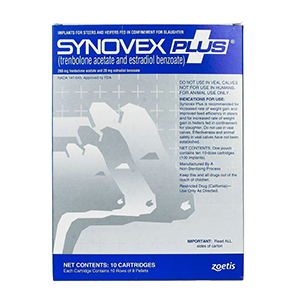 Synovex Plus Cattle Implants - 10 dose