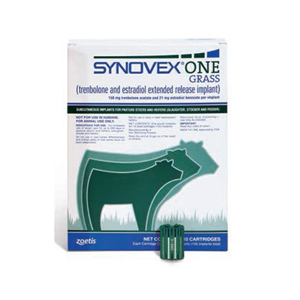 Synovex One Grass Cattle Implants - 100 dose