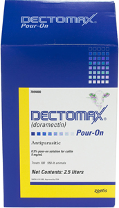 Dectomax Cattle Pour-On (UPS Hazardous) - 2.5 L