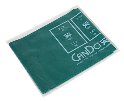 CanDo AccuForce Exercise Band - 4' exerciser - Green - medium