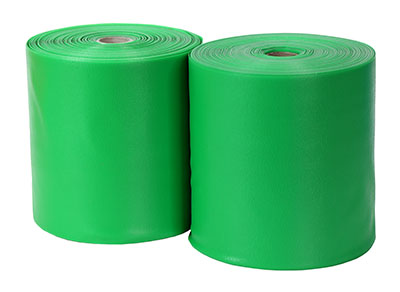 Sup-R Band Latex-Free Exercise Band - Twin-Pak - 100 yard - (2 - 50 yard boxes) - Green