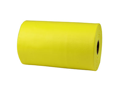 Sup-R Band Latex Free Exercise Band - 25 yard roll - Yellow - x-light