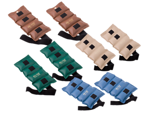The Cuff Original Ankle and Wrist Weight, 8 Piece Set (2 each: 10, 12.5, 15, 20 lb.)