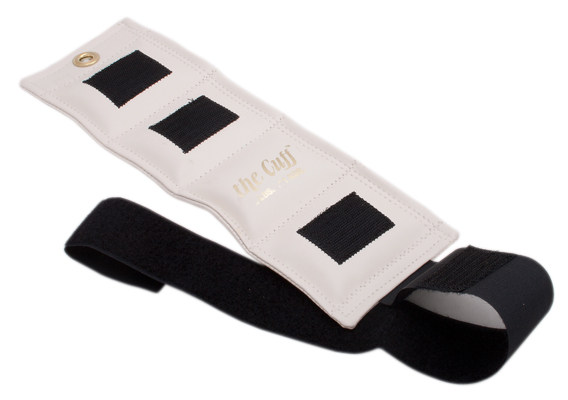 The Cuff Deluxe Ankle and Wrist Weight, White (0.25 lb.)