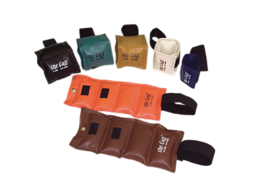 The Cuff Deluxe Ankle and Wrist Weight, 7 Piece Set (1 each: 1, 2, 3, 4, 5, 7.5, 10 lb.)
