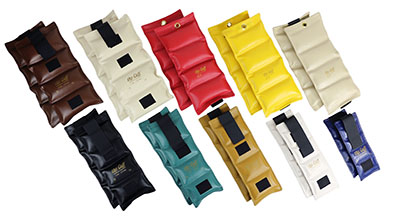 The Cuff Deluxe Ankle and Wrist Weight, 20 Piece Set (2 each: 1, 2, 3, 4, 5, 6, 7, 8, 9, 10 lb.)