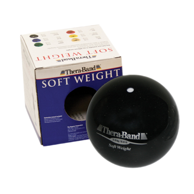 TheraBand Soft Weights ball - Black - 3 kg, 6.6 lb