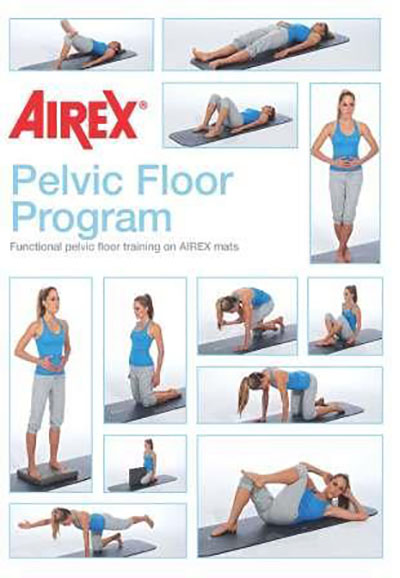 Airex Mat Accessory, Pelvic Training DVD (English), 36 mins