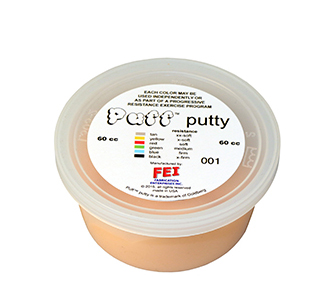 Puff LiTE Exercise Putty - xx-soft - tan - 60cc
