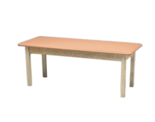wooden treatment table - standard, upholstered, 78" L x 30" W x 30" H