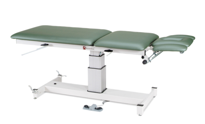 Treatment Table - 5 Section Top w/Elevating Center Pedestal Design, 220V, Crated