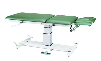 Armedica Treatment Table - Motorized Pedestal Hi-Lo, 4 Section, 3 Piece Head Section, 220V
