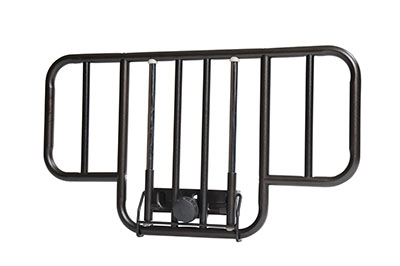 Drive, No Gap Half Length Side Bed Rails with Brown Vein Finish, 1 Pair