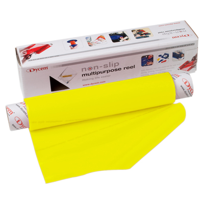 Dycem non-slip material, roll, 8"x6-1/2 foot, yellow