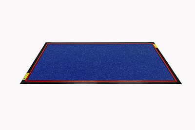 Dycem, CleanZone Floor Mat System, 4' x 10', Cobalt