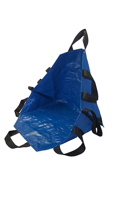 Portable Transport Seat/Chair, All Impervious w/8 Handles, Royal Blue