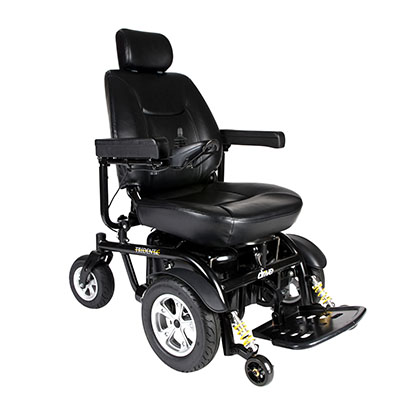 Drive, Trident HD Heavy Duty Power Wheelchair, 24" Seat