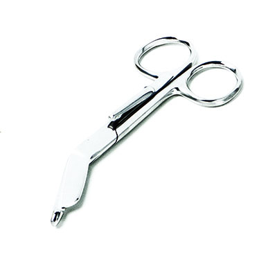 ADC Lister Bandage Scissors with Clip, 4 1/2", Stainless Steel