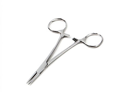 ADC Kelly Hemostatic Forceps, Straight, 6 1/4", Stainless