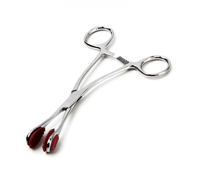 ADC Young Tongue Seizing Forceps, 6 1/2", Stainless