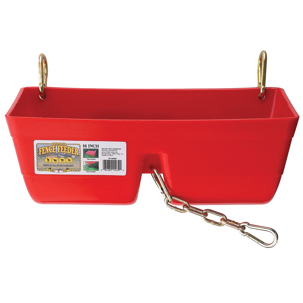 16" Fence Feeder with Clips