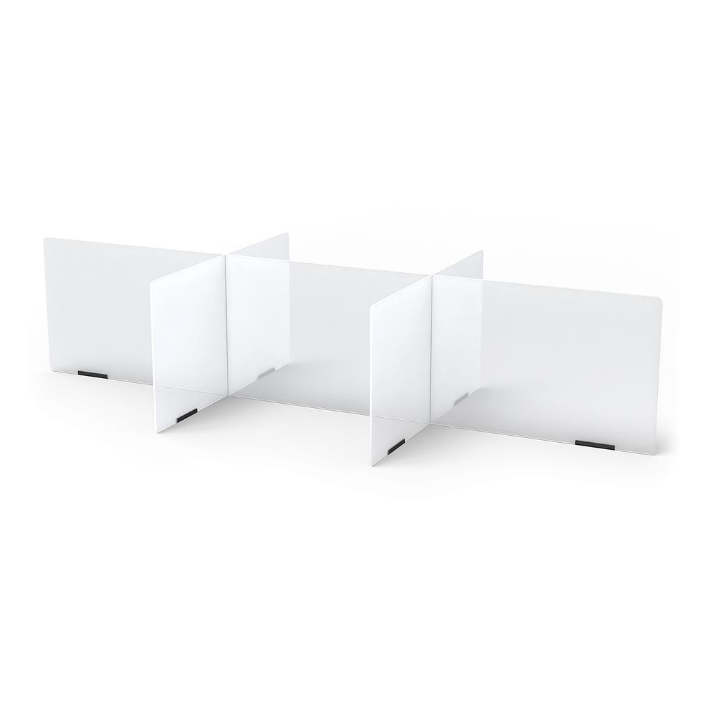Jonti-Craft® See-Thru Table Divider Shields - 6 Station - 70.5" x 29.5" x 16"