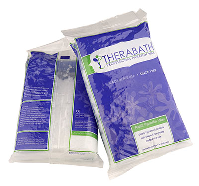 Therabath, Refill Paraffin Wax, 6 x 1-lb Bags of Beads, Eucalyptus Rosemary Mint